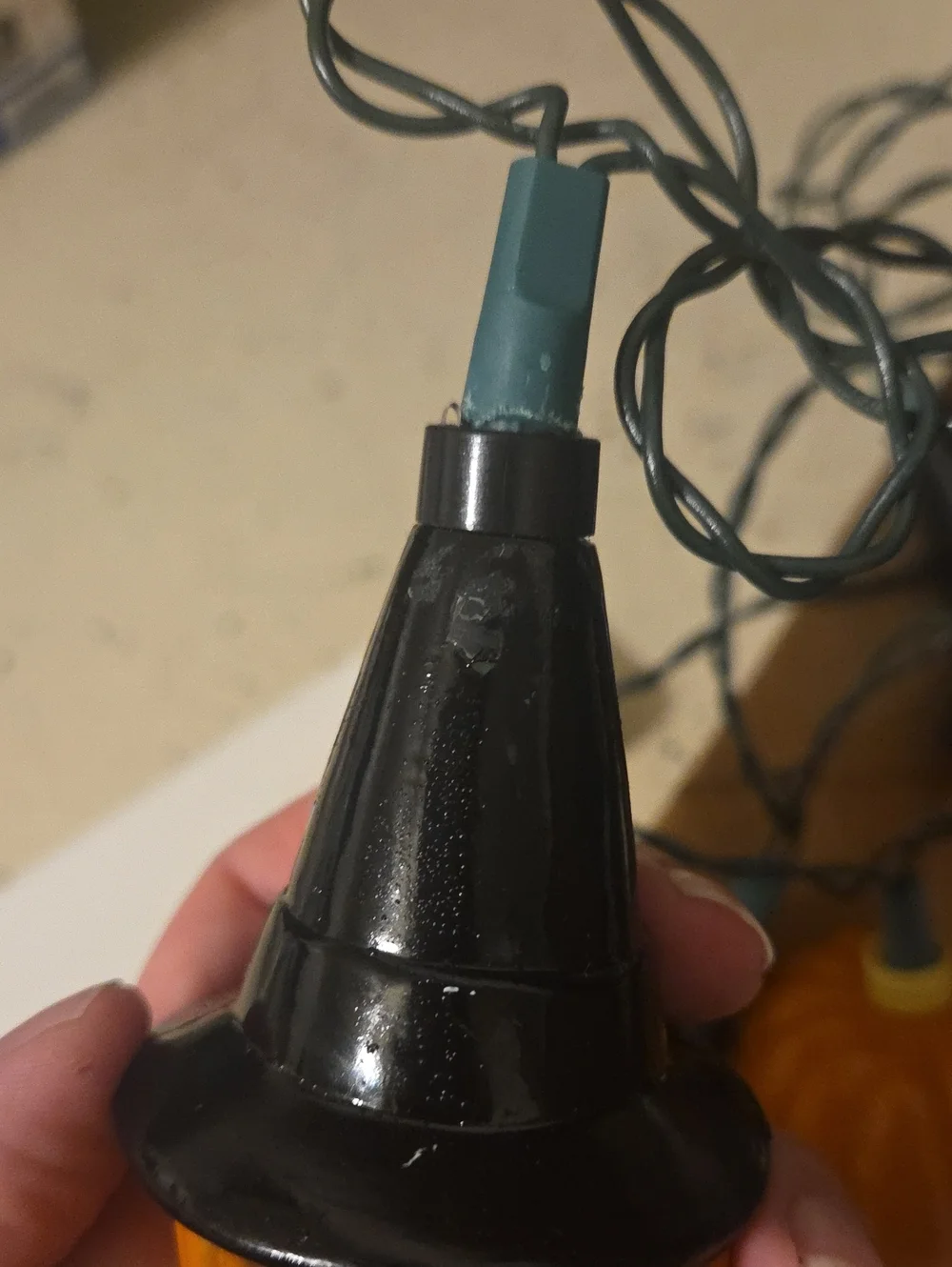 Vtg Avon Glowing Ghouls Halloween Lights